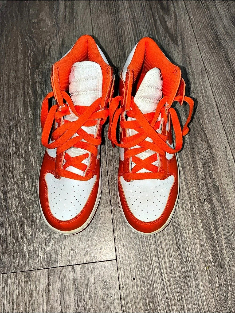 Nike Dunk High Syracuse (2021) ) Orange & White Sneakers